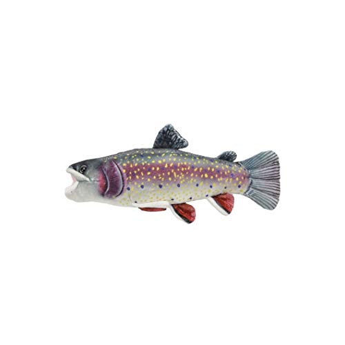 Unipak 8111GN Trout Plush Animal Toy, 10-inch Length, Green