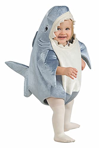 Rubie's Costume Co Unisex-Child Deluxe Shark Romper Costume, Gray, Toddler