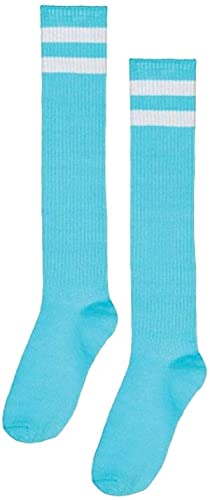 Amscan Turquoise Stripe Athletic Knee-High Socks