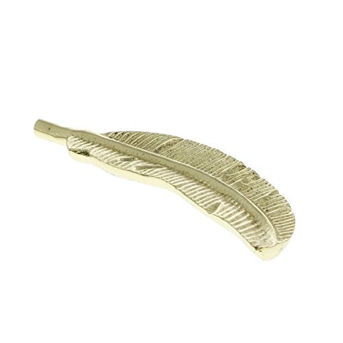 HomArt Cast Metal Feather (Brass)