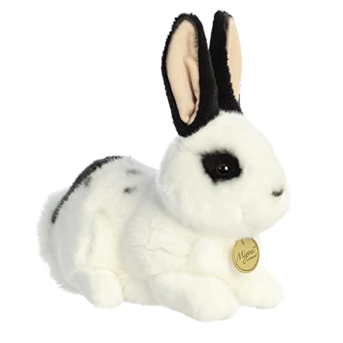 Aurora - Miyoni - 11" Black and White Rex Rabbit