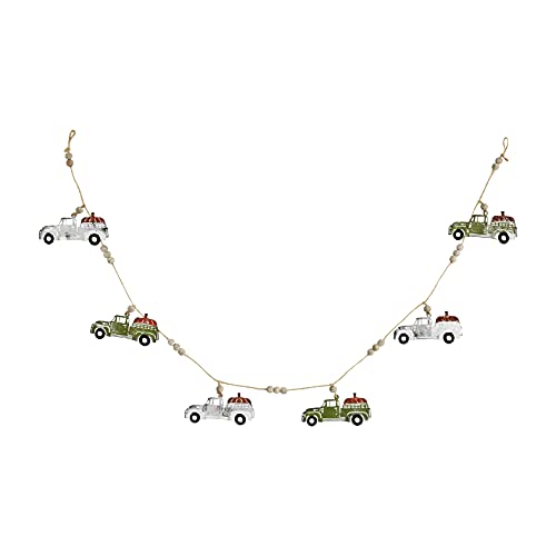 Mud Pie Pumpkin Truck Garland, 60-inch