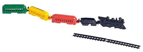 Aztec Imports Dollhouse Miniature Nursery Toy Shop Accessory Boys Metal Train Set