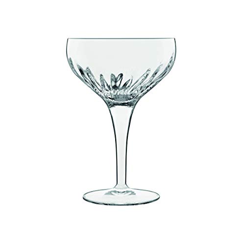 Luigi Bormioli Rocco Mixology 7.5 oz Cocktail Glasses, 7.5 ounces, Clear