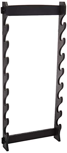 Master Cutlery BladesUSA WS-8W 8-Tier Wall Mount Sword Stand , Black