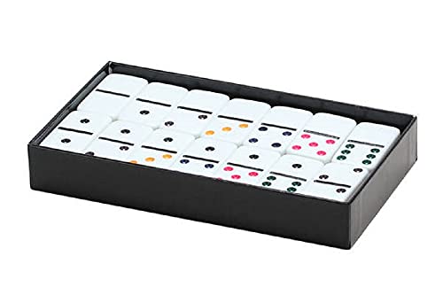 CHH 2322 Double 6 Jumbo Dominoes with Color Dot, 8.25-inch Length