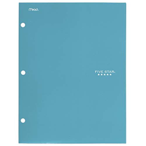 Five Star 4 Pocket Folder , 2 Pocket Folders + 2 additional Pockets inside, Color Selected For You, 1 Count (33106),Assorted colors