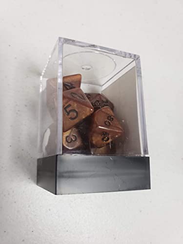 Koplow Games Koplow RPG Dice Sets: Bronze/Black Olympic Polyhedral 7-Die Set