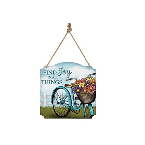 Carson 24317 Find Joy Metal Wall Decor, 12-inch Square