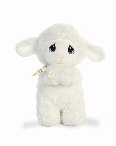 Aurora World Precious Moments Musical Plush Toy Animal, Luffie Prayer Lamb, 10"