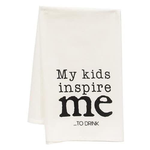 Col House Designs My Kids Inspire Me to Drink Dish Towel + Liquid Scented Hand Soap 8 oz