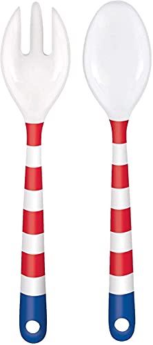 Amscan Patriotic Salad Servers | 9 1/2" | 2 Pcs