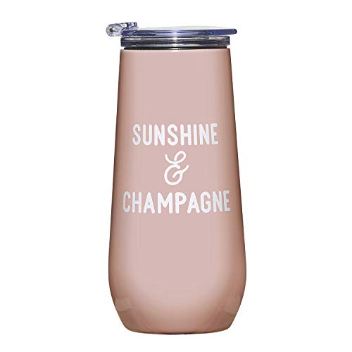 Creative Brands Santa Barbara Design Studio SIPS Drinkware Champagne Tumbler, 12-Ounce, Sunshine