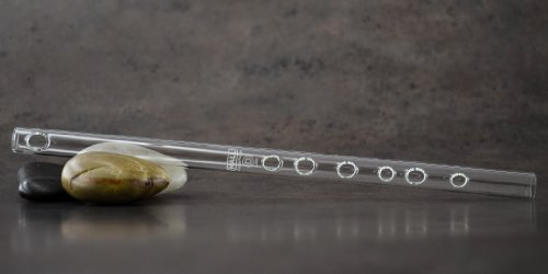 Hall Crystal Flutes 11099 - Inline Glass Piccolo in D - Clear Glass
