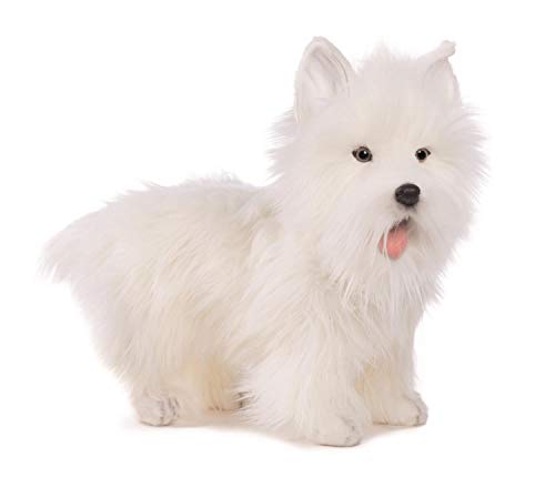 HANSA West Highland Dog Collectible Plush, White, 20"
