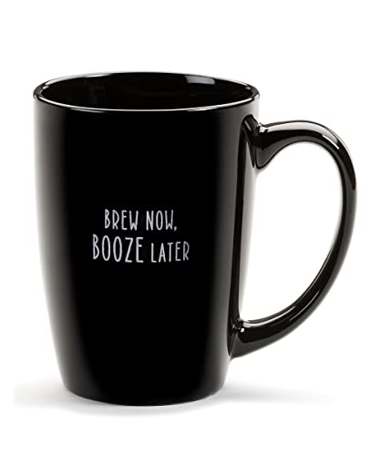 Giftcraft 094788 Mug with Sentiment, 4.7-inch Depth, Black, Ceramic
