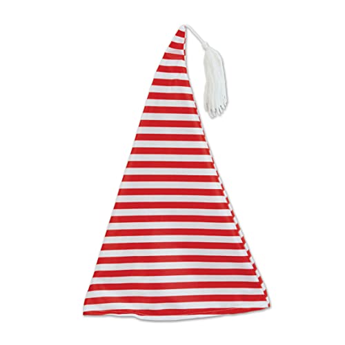 Beistle Red and White Stripes Nightcap- 1 pc.