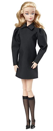 Mattel Barbie Fashion Model Collection Best in Black Doll, Approx..12-in Signature Doll with Silkstone Body Wearing Black Dress and Accessories, with Certificate of Authenticity
