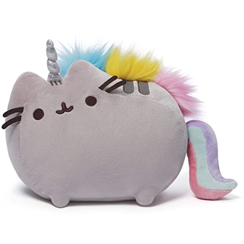 GUND Pusheenicorn Plush Stuffed Animal Rainbow Cat Unicorn, 13"