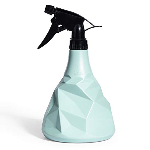 T4U Plant Mister Spray Bottle Plastic 23oz Fine Mist Blue, Adjustable Nozzle Trigger Bottle Indoor Outdoor Use Watering Can for House Plants Potted Flowers Herbs Bonsai Orchids