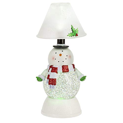 Ganz Midwest Lighted LED Shimmer Snowman Lamp (166173)