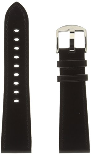 Hadley Roma MSM857RA 240 Black Leather Calfskin Watch Band