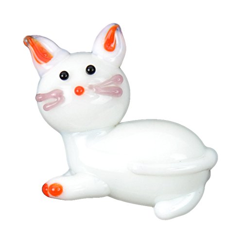 Midwest Design Touch of Nature Miniature Glass Kitten 0.75 Inch 1Pc