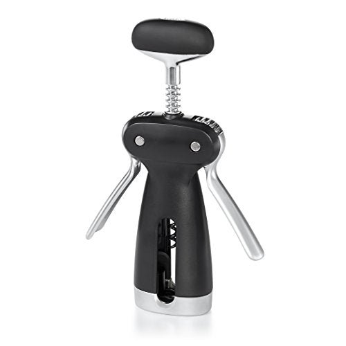 OXO SteeL Winged Corkscrew with Removable Foil Cutter