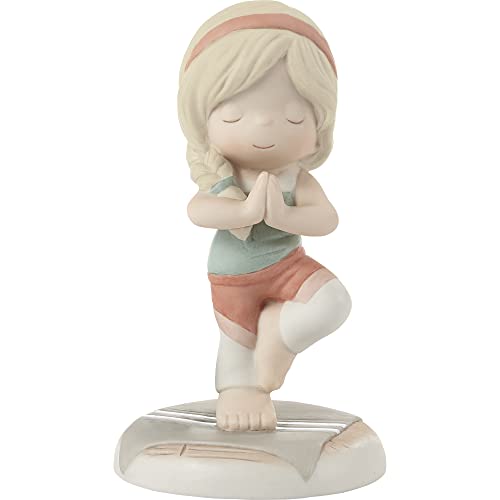 Precious Moments Girl in Yoga Pose Figurine