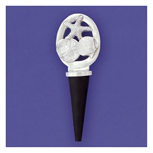 Basic Spirit D‚àö¬©cor Shells Bottle Stopper - Handmade Home Decoration for Gifts and Souvenirs, Wine and Beverage Kit Beach Coastal Sea Lover