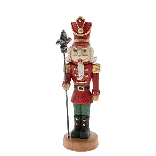 Boston International Christmas Winter Holiday Decorative Nutcracker Soldier, 9-Inches, Rudolf