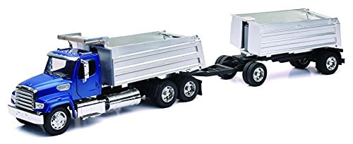 New Ray Toys 1:32 Scale Freightliner 114SD Double Dump Truck