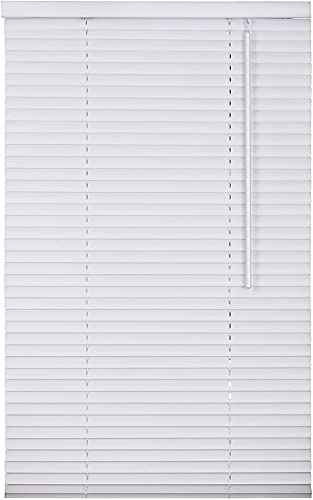 Comfy Hour Aluminum Magnetic Mini Blind 25" x 68", Light Filtering, Day and Night Light Adjustment, Easy Installation,  White
