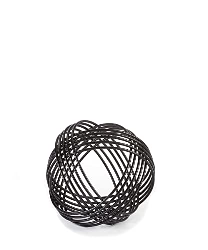 Giftcraft Decorative Orb Table Decor-Small, Black