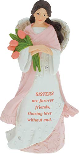 Quanta AngelStar Angel Figurine - Sisters are Forever Multicolored