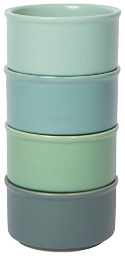 Now Designs Leaf Set of 4 Stoneware Ramekins