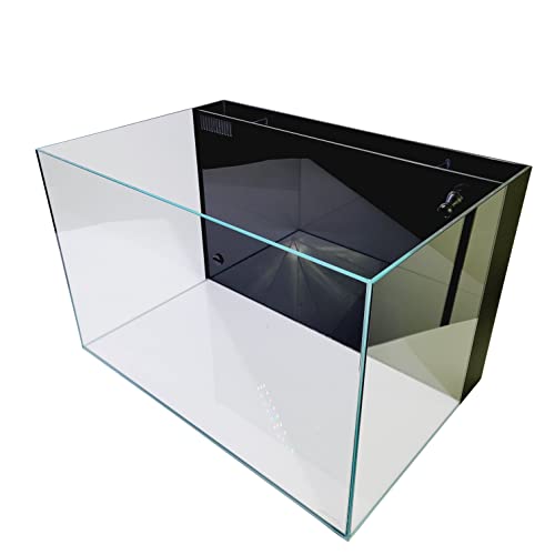 Lifegard Aquatics LIFEGARD Low Iron Ultra Clear Crystal Aquarium with Built in Back Filter ‚Äì Rimless Glass, Beveled Edge, Rectangular Style ‚Äì Directional Jet Flow ‚Äì 24 GPH