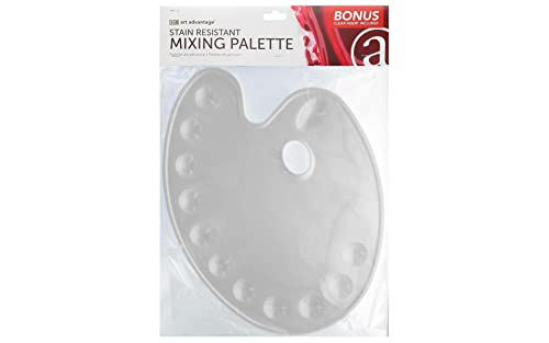 PA Distribution Art Advantage 12 Well Plastic Mixing Palette