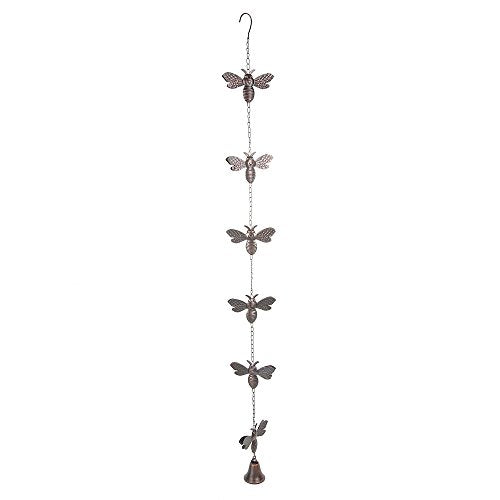 Ganz Midwest CBK 52" Copper-Tone Metal Bumblebees Wind Chime
