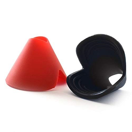 Norpro 3-in-1 Silicone Pinch Grips Set of 2 - Bottle Opener, Oven Rack Push/Pull & Mini Funnel