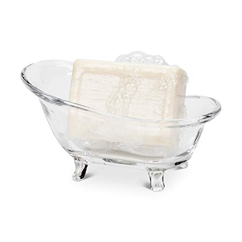 Abbott Collection  Glass Bathtub Soap Dish