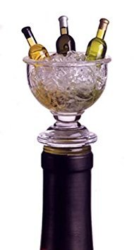 Prodyne Acrylic Mini Wine Bowl Shape Bottle Stopper