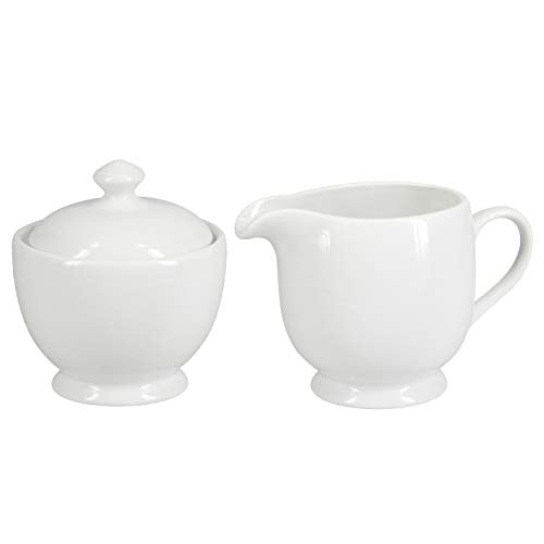 BIA Cordon Bleu Bistro Sugar Bowl and Creamer, White