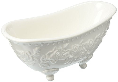 Abbott Collection  Bathtub Soap Dish, White