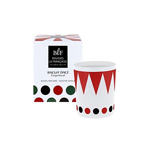 BLF Bougies La Francaise 812023 Scented Candle, Biscuit EPICE (Gingerbread), Made in France, 40 Hours Long Burning, 6.3 oz