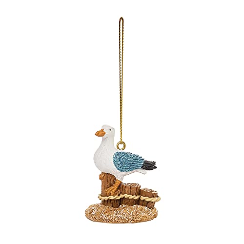 Beachcombers B24815 Seagull Ornament, 6.4-inch Height