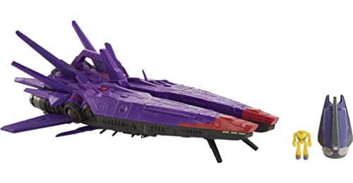 Mattel Disney Pixar Lightyear Hyperspeed Series Zurg Mothership 24 Inch Long Spacecraft with Authentic Detail, Mini Zyclops Figure, Toy Gift 4 Years & Up