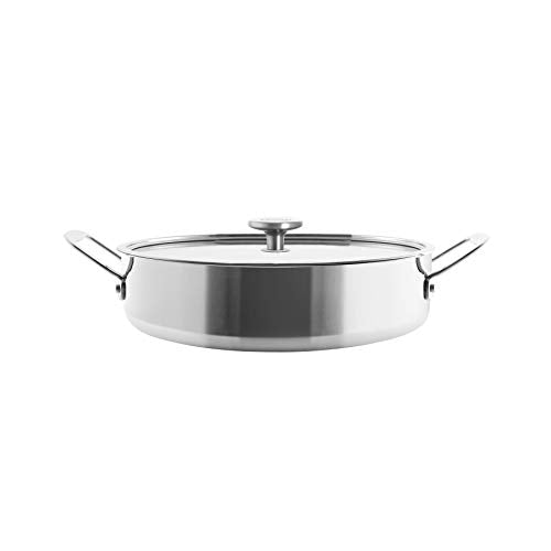 Chantal Stainless Steel 3.Clad Tri-Ply Cookware, 5 Quart