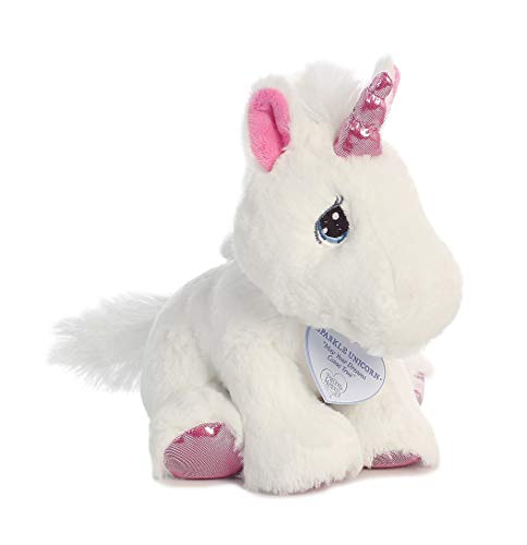 Aurora Sparkle Unicorn 8 inch - Baby Stuffed Animal by Precious Moments (15713)
