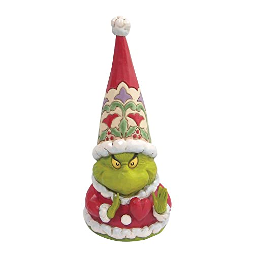 Enesco Grinch by Jim Shore Grinch Gnome with Large Heart Figurine